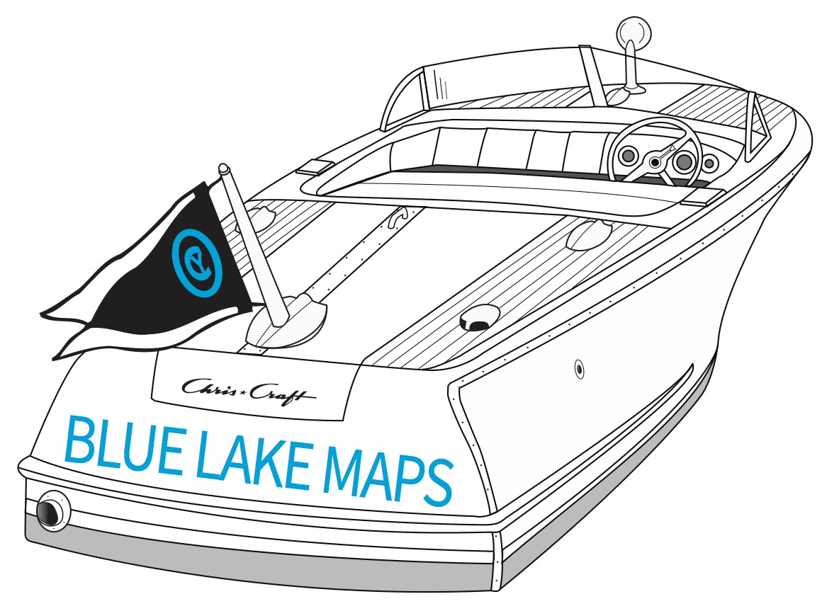 Blue Lake Maps Logo